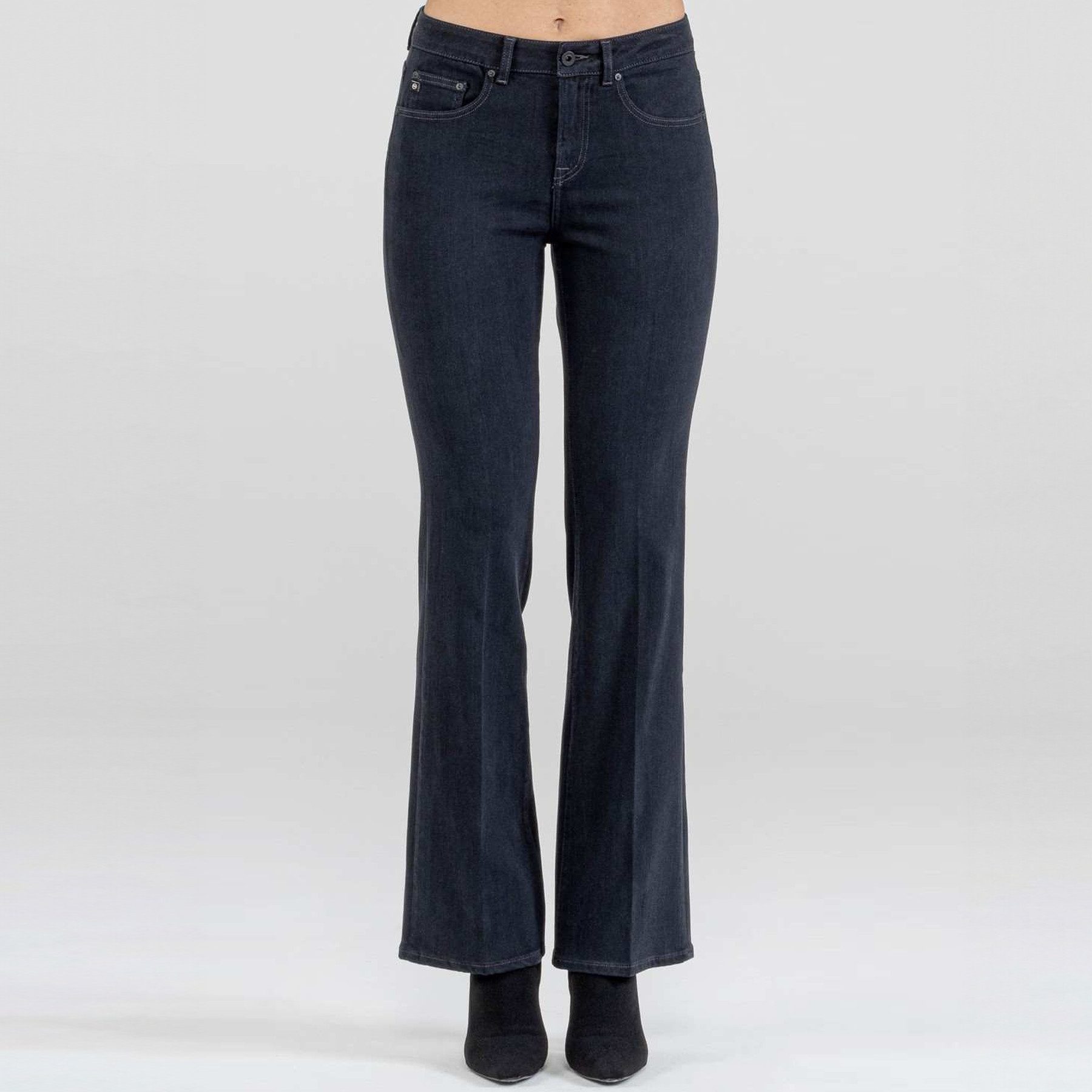 ADRIANO GOLDSCHMIED Bootcut-Jeans AG JEANS Jeans SOPHIE BOOTCUT Mid Waist - Schwarz