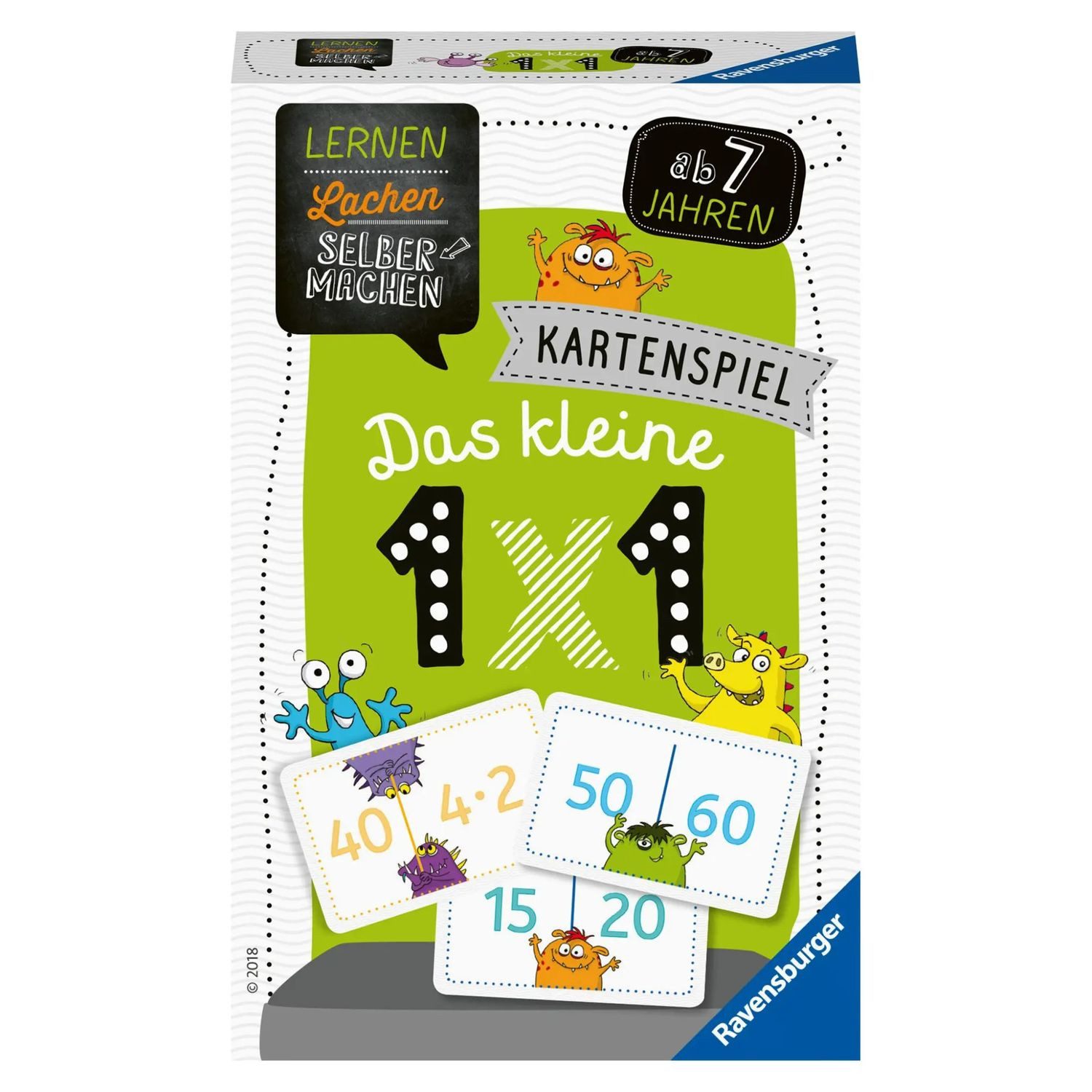 Ravensburger Spiel Lernen Lachen Selbermachen: Kartenspiel Das kleine 1 x 1
