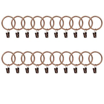 Gardinenring Metall Vorhang-Clips, Gontence, (1-St), dekorative Gardinenstangenclips