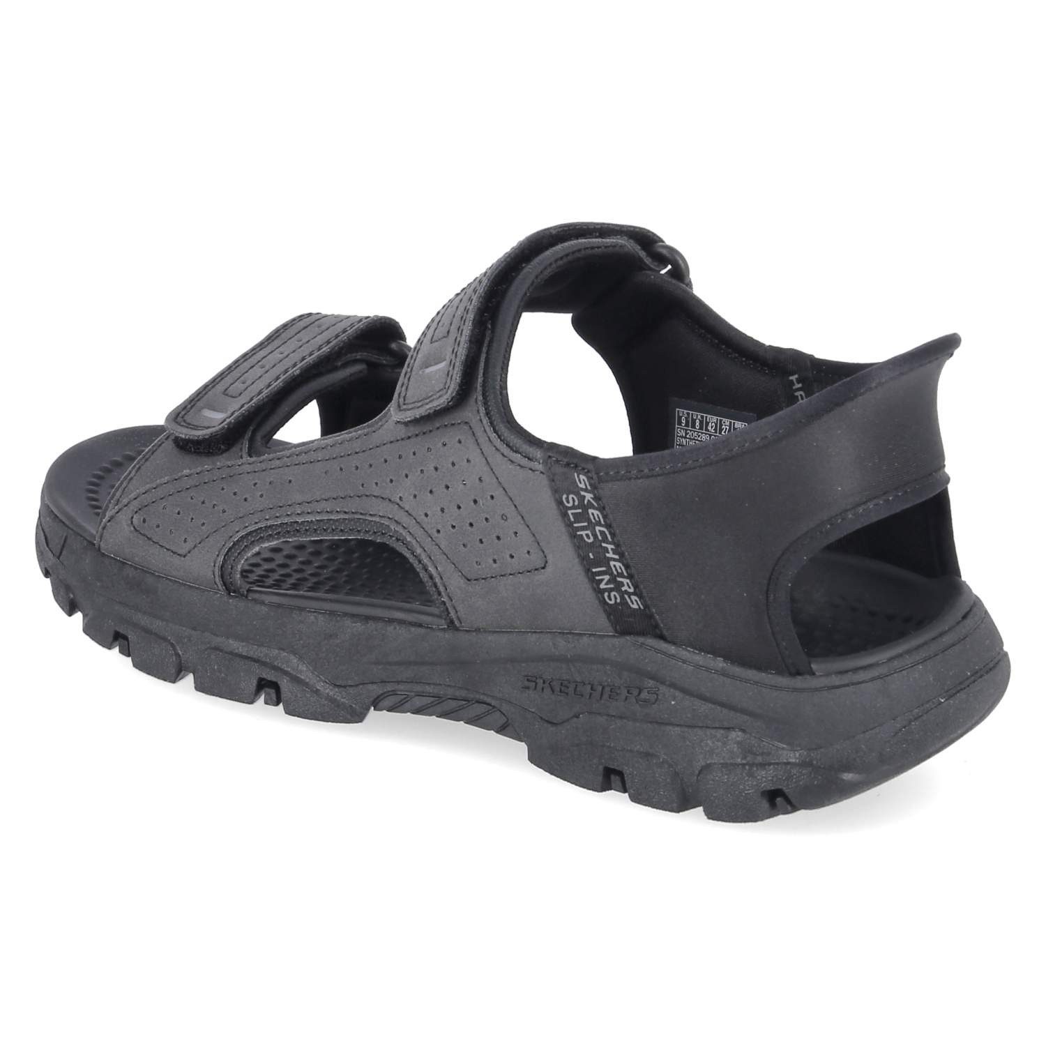 Skechers Skechers 205289 BBK Herren Synthetik black Sandalette