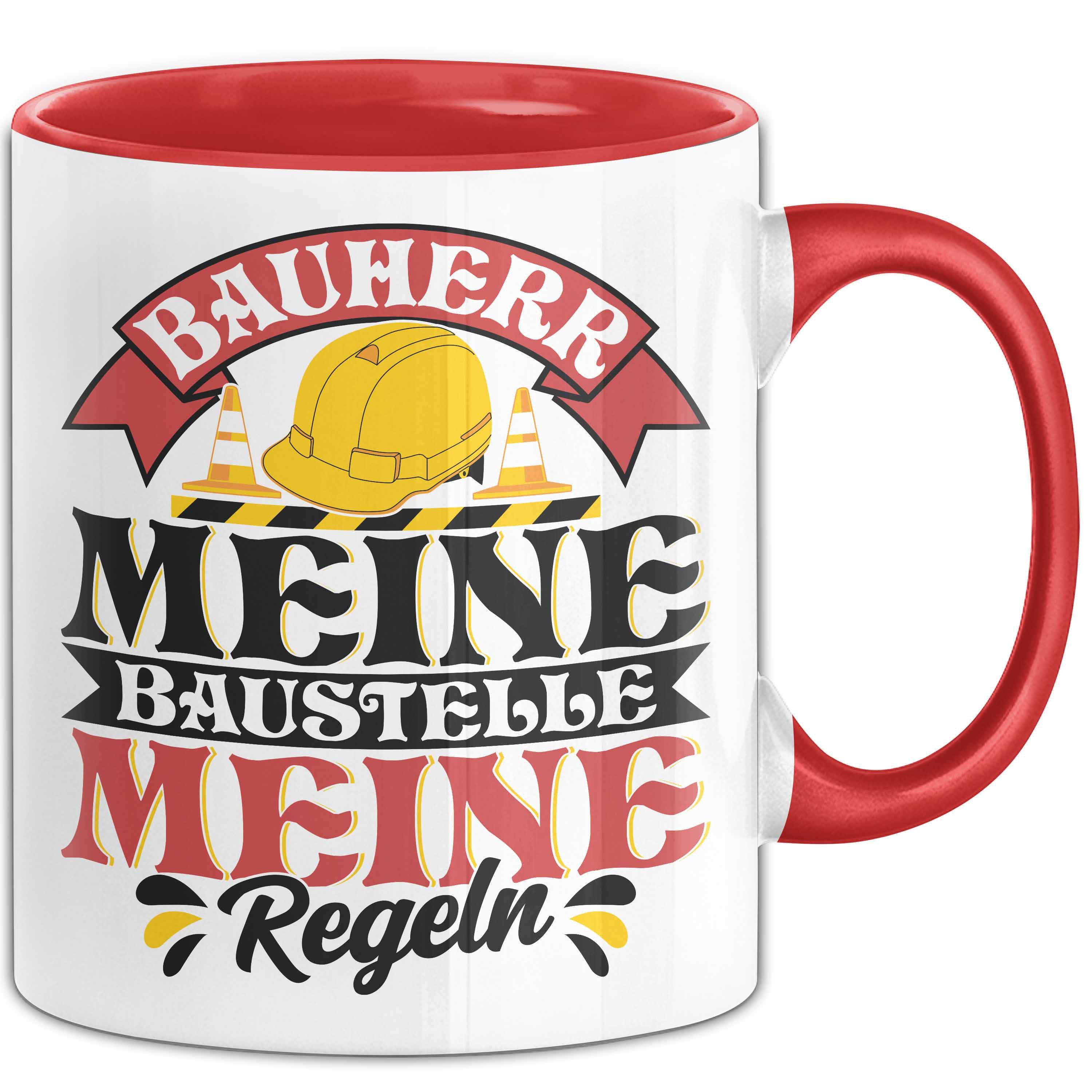 Tasse Bauherr Tasse Geschenk Bauherr Meine Baustelle Meine Regeln