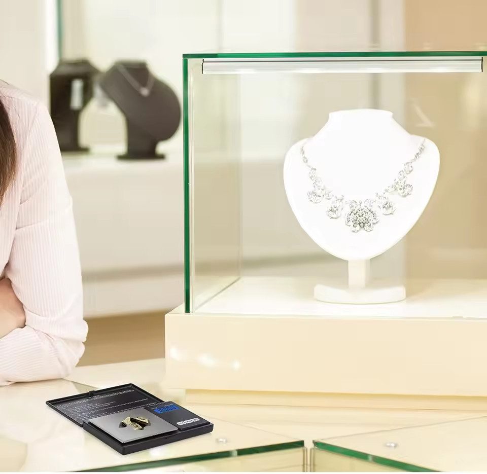 Montegoni Taschenwaage Digitale Taschenwaage – Pocketwaage, Präzisions - Feinwaage, (Pocket Scale, 1-tlg., Taschenwaage), Pocketwaage Feinwaage kleine Waage Digitalwaage Präzisionswaage