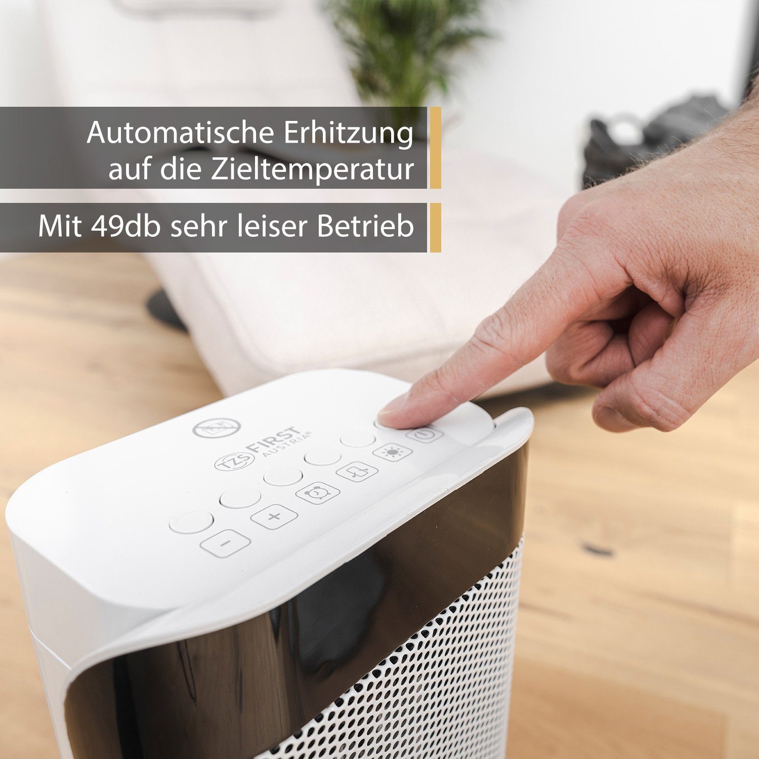 TZS FIRST AUSTRIA Heizlüfter Heizlüfter energiesparend, Fernbedienung, Leis günstig online kaufen