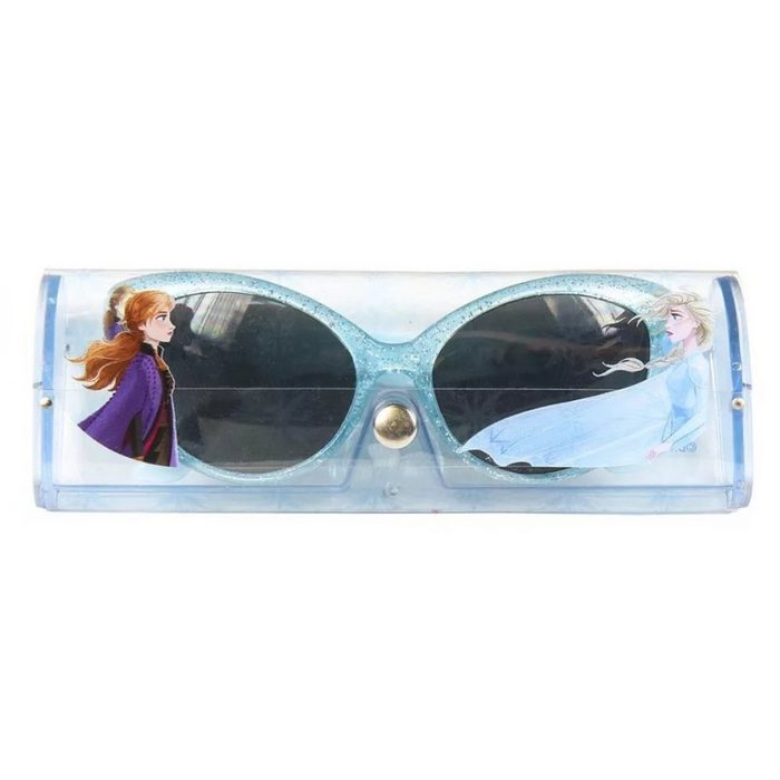 Disney Frozen Sonnenbrille Elsa &amp; Anna Cat Eye Brille mit praktischem Etui und 100% UV Schutz