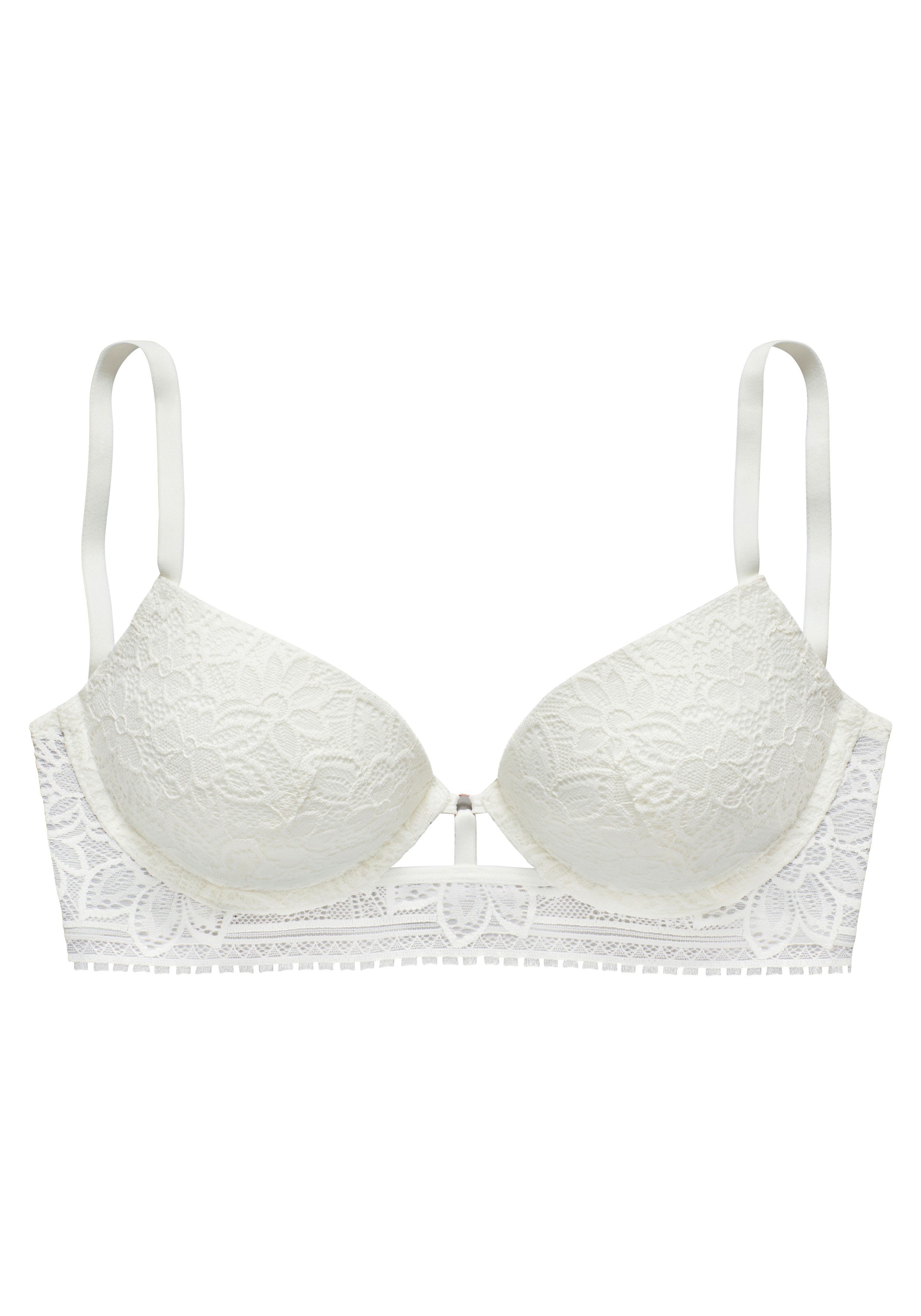LASCANA Push-up-BH mit Bügel aus floraler Jacquardspitze, sexy Dessous – Bild 2 von 5