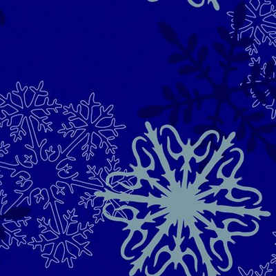 Linoows Papierserviette 20 Servietten Weihnachten, Variation silberne Kristalle, (Packung), Motiv Weihnachten, Variation silberne Kristalle