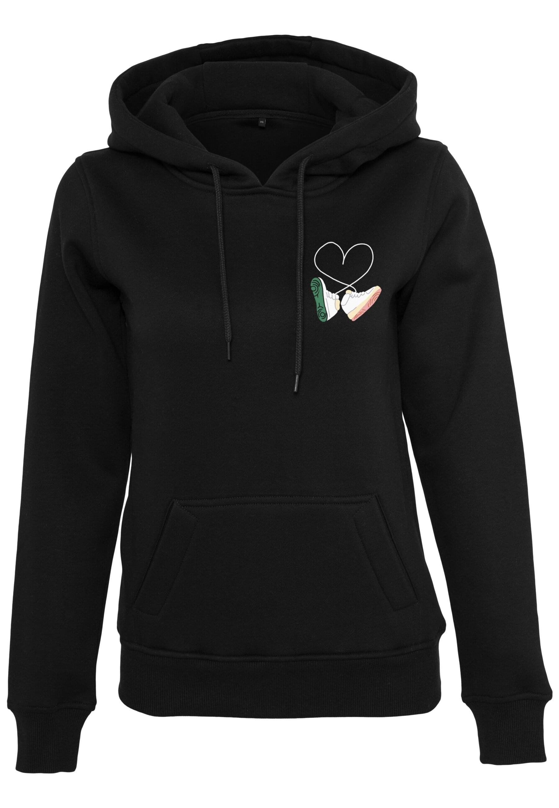 MisterTee Kapuzenpullover MisterTee Ladies Kicks Love EMB Hoody (1-tlg)