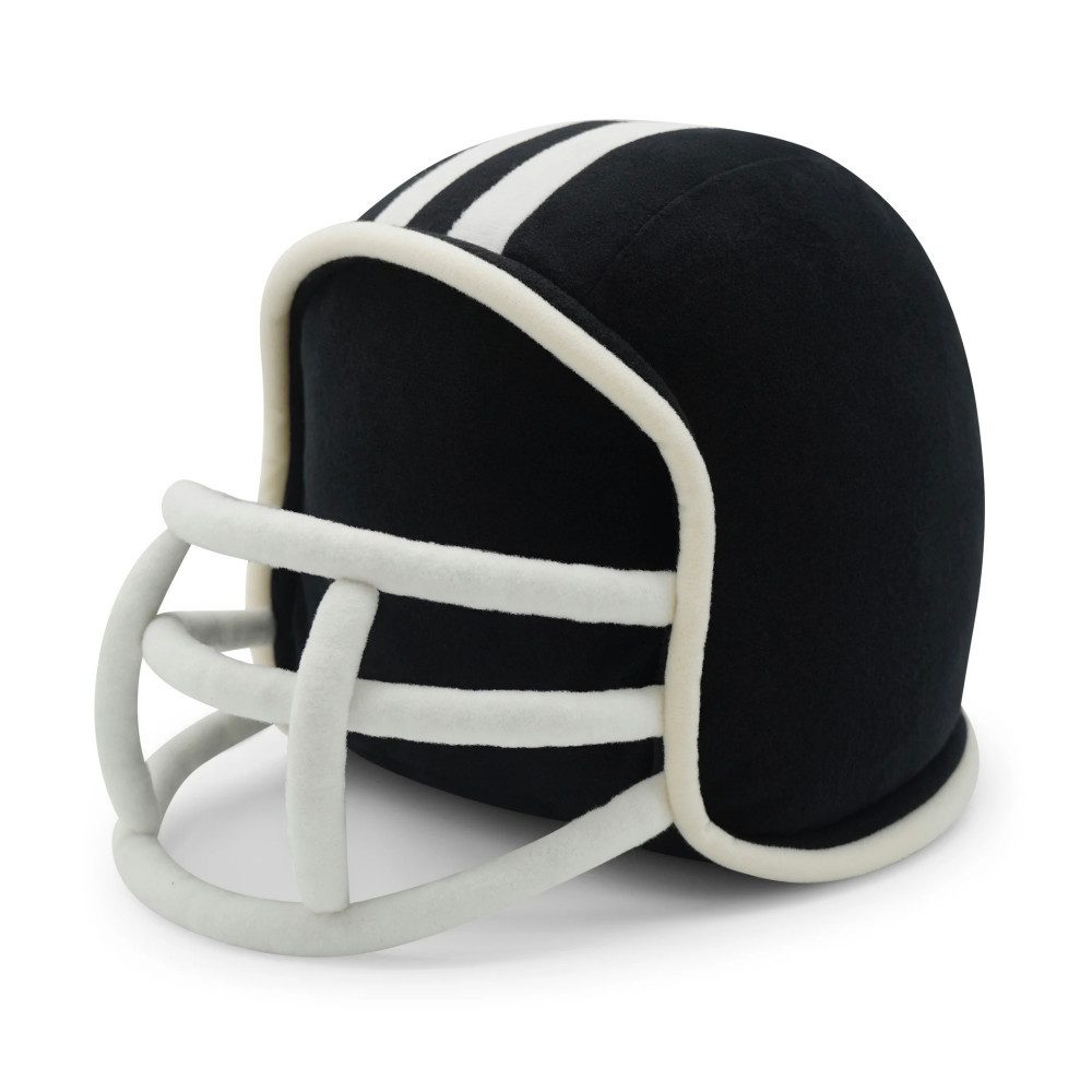 40YARDS Dekokissen American Football Kissen Helm – Plüschkissen in 3D Helm Form, mit Face Mask, Größe ca. 25 x 20 x 17 cm