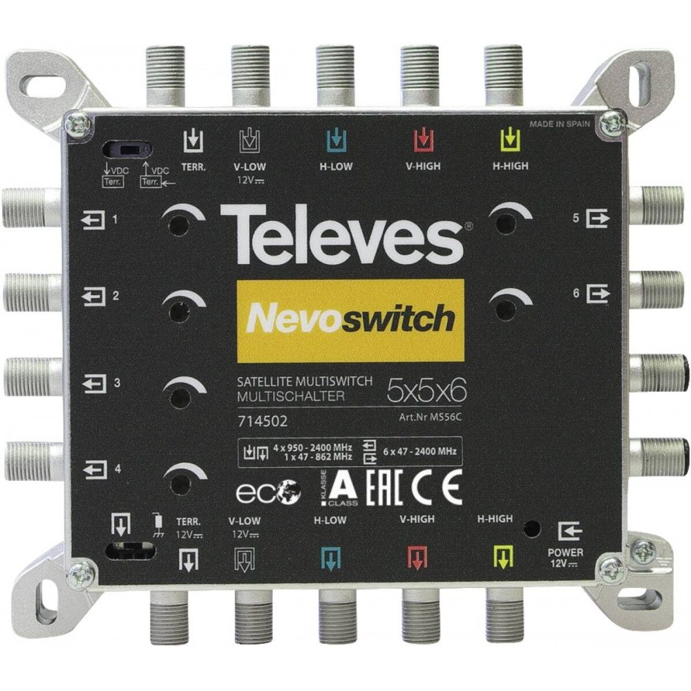 Televes MS56C Nevoswitch - Empfangstechnik Elektro-Kabel