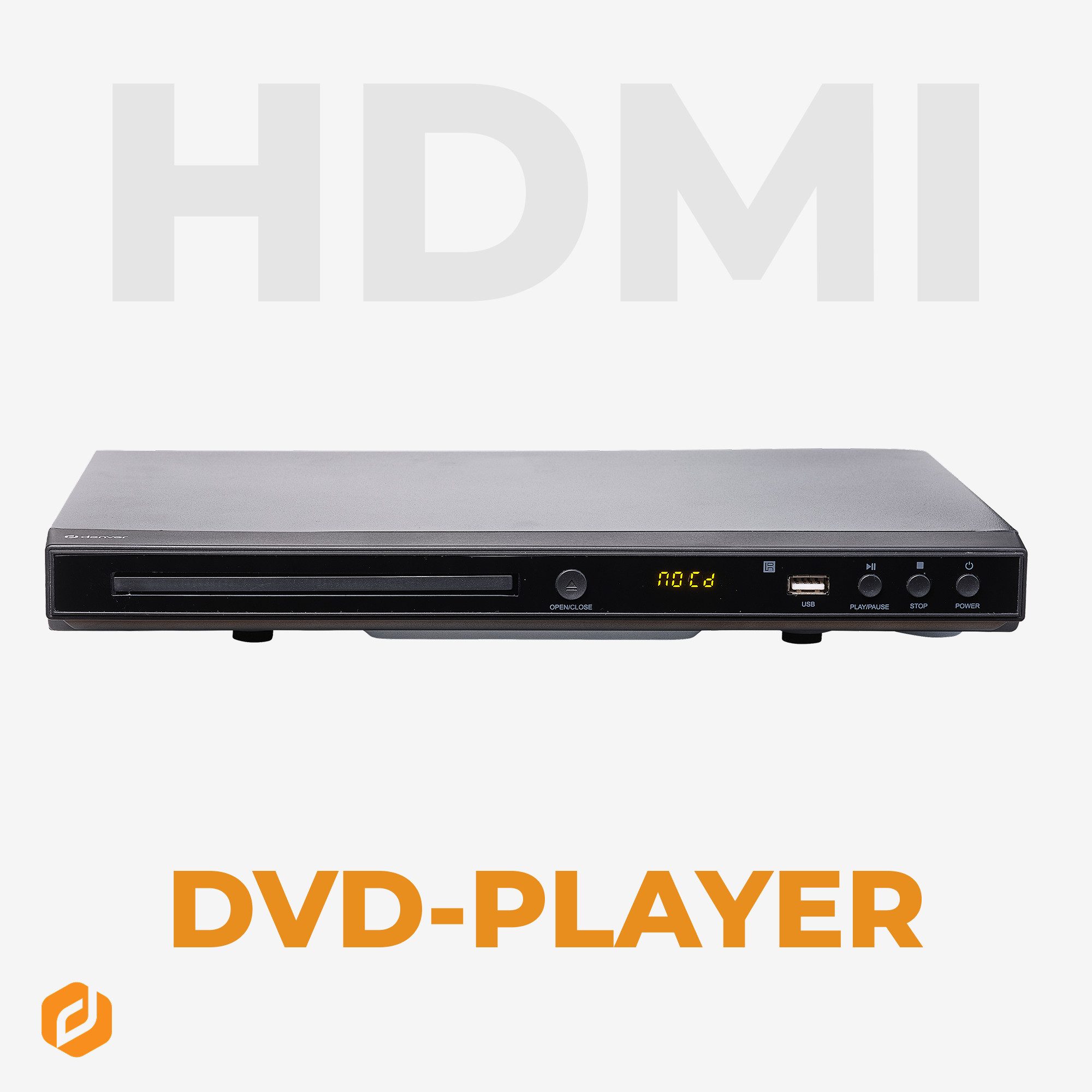 Denver DVH-1245 DVD-Player (Full HD, Stereo-Dolby-Digital-Surround-Sound-Decoder, PAL/NTSC kompatibel, Stereo-Dolby-Digital-Surround-Sound-Decoder, PAL/NTSC kom – Bild 4 von 5