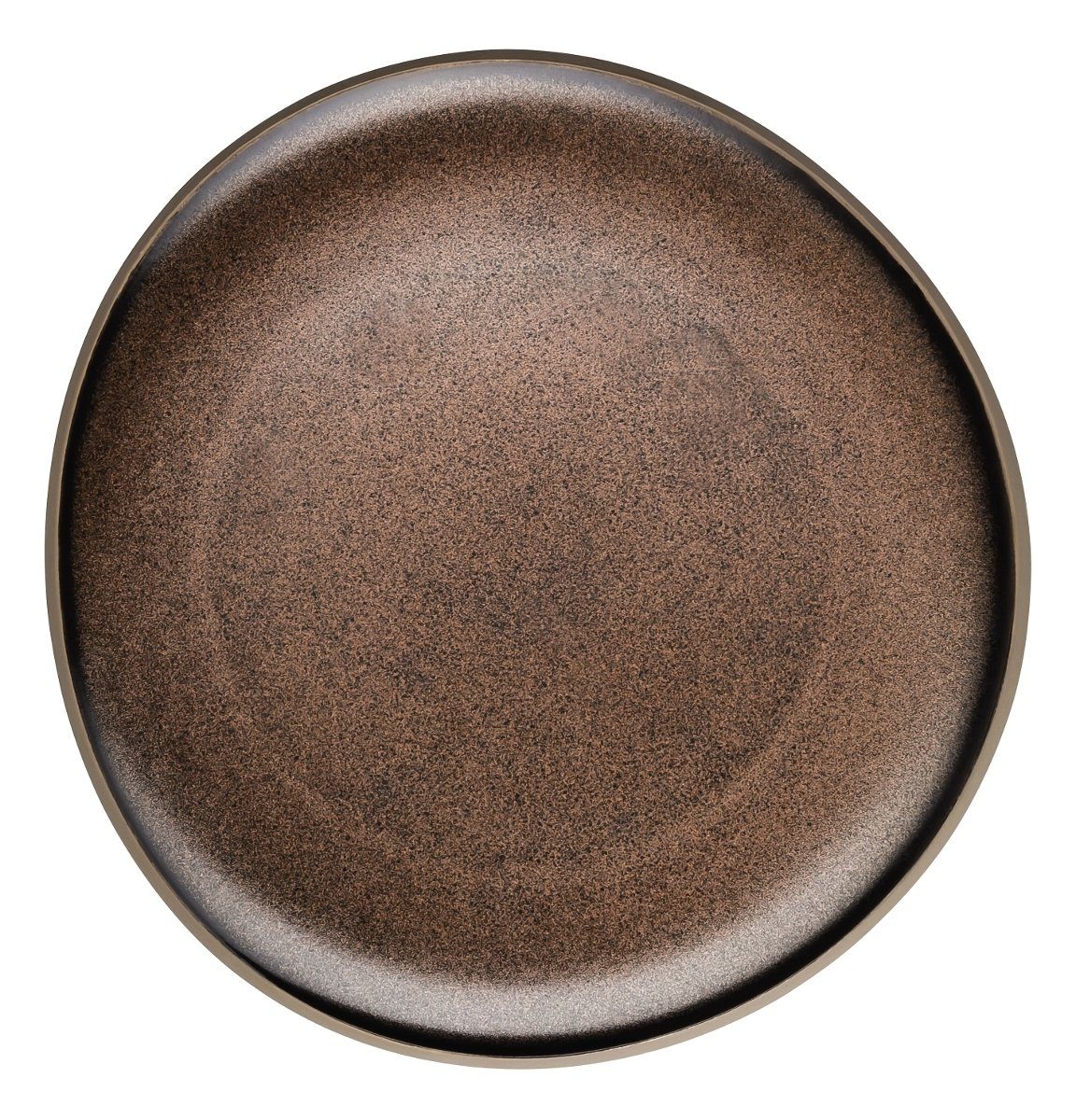 Rosenthal Frühstücksteller Junto Bronze Teller flach 22 cm, Teller Flach