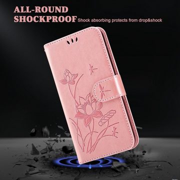 König Design Handyhülle Apple iPhone 12 / 12 Pro, Schutzhülle Schutztasche Case Cover Etuis Wallet Klapptasche Bookstyle