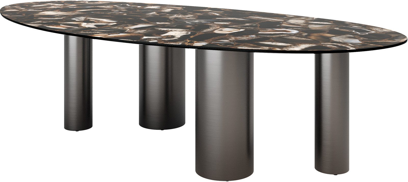 DELIFE Esstisch Edge, Oval Keramik Iris günstig online kaufen