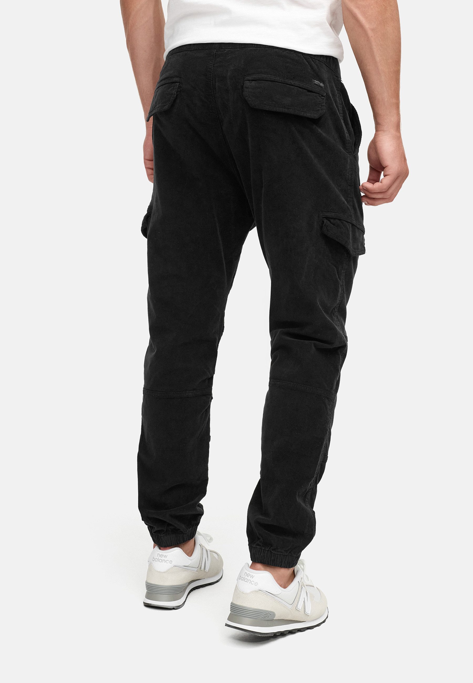 Indicode Cargohose Herren Walker Cargo Hose Herrenhose aus elastischer Baumwoll-Qualität,Strechtcord