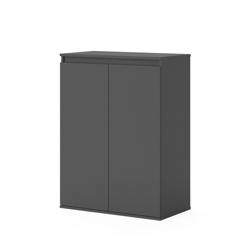 Vicco Highboard Claus, Anthrazit, 74 x 99.6 cm mit 2 Türen günstig online kaufen