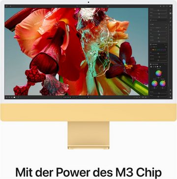 Apple iMac 24" iMac (23,5 Zoll, Apple Apple M3 M3, 10‑Core GPU, 8 GB RAM, 1000 GB SSD)