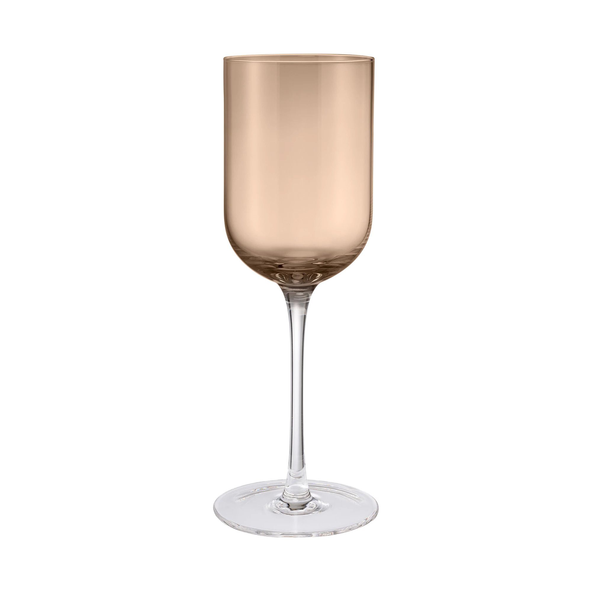 blomus Gläser-Set -FUUMI- 4er Set Бокалы для белого вина: Mundgeblasenes Glas & elegantes Design, Glas, 310ml, Mundgeblasen, Spülmaschinengeeignet, Unikat, Designer