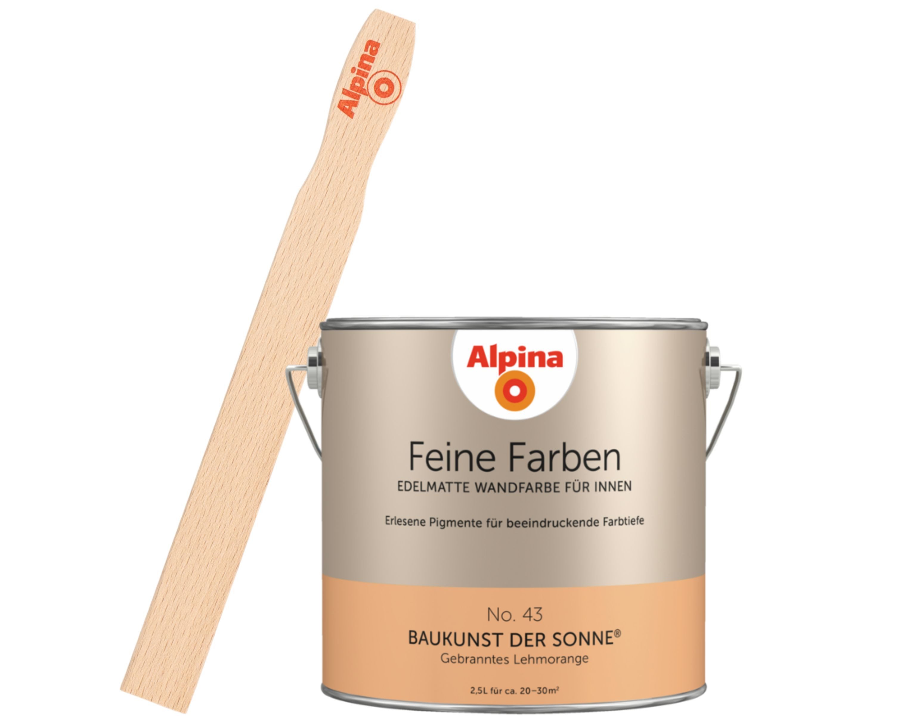 Alpina Wandfarbe Alpina Feine Farben + Gratis Rührstab