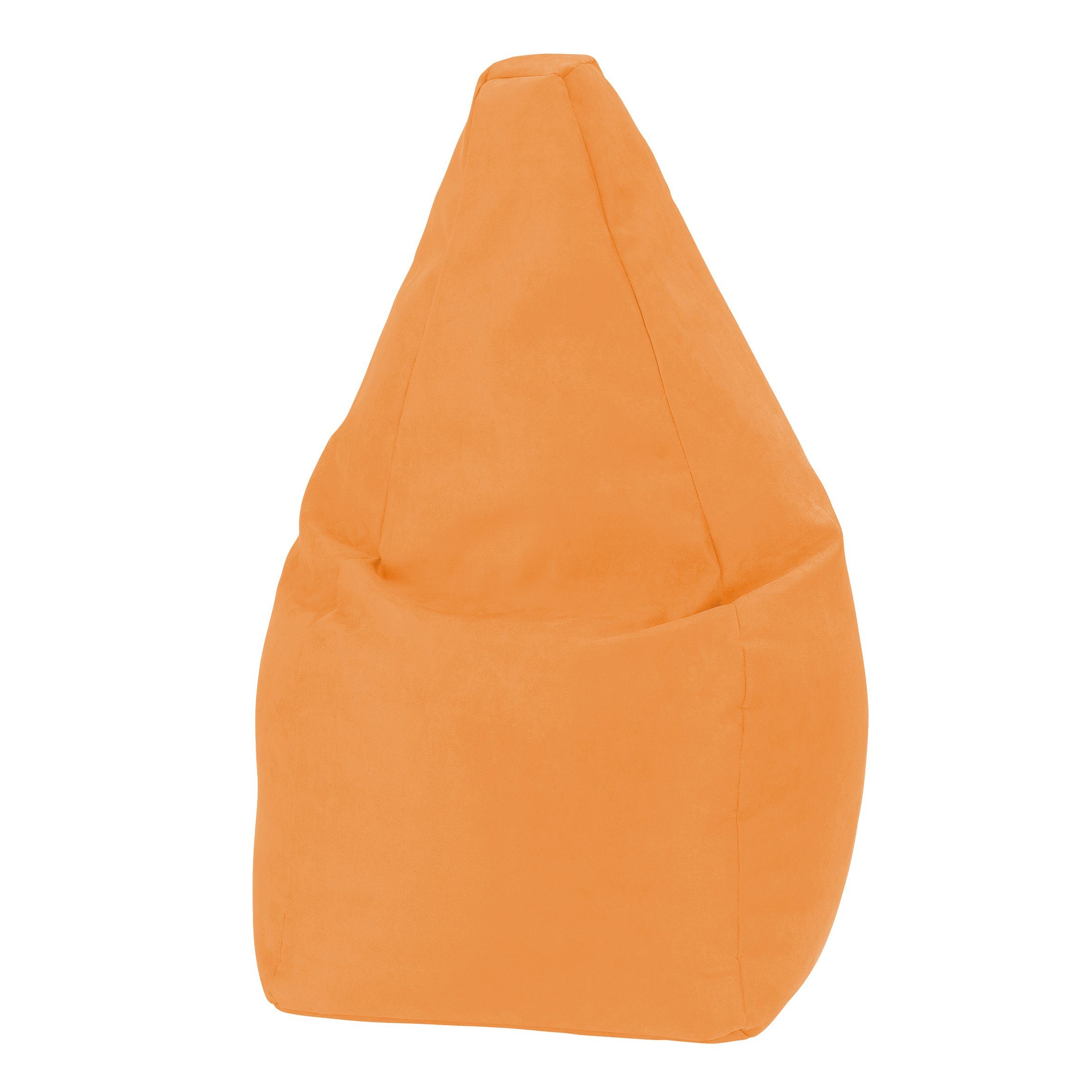 Licardo Sitzsack Sitzsack Noble Soft 90 cm hoch (1 St) light-orange