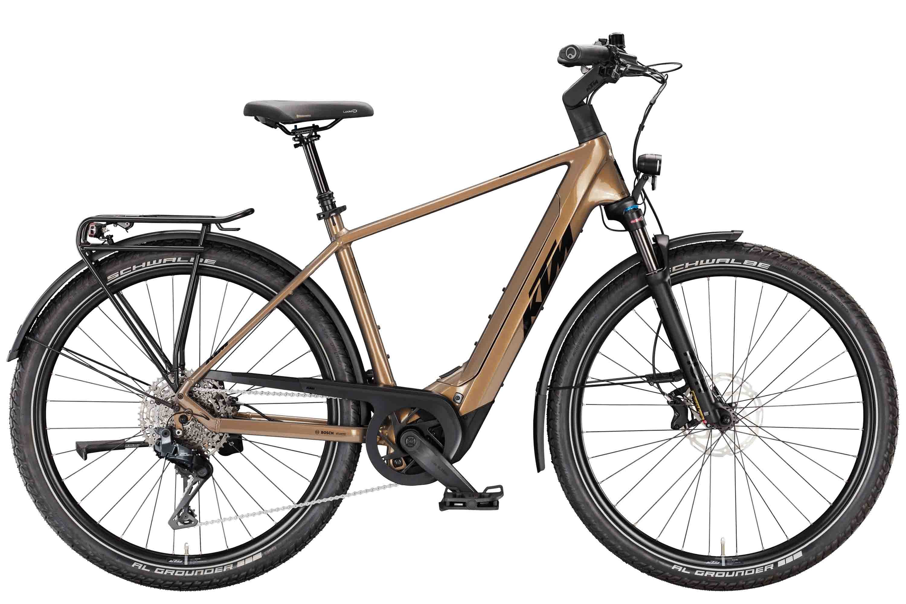 KTM E-Bike KTM Macina Gran 810 Di2 800 Wh Herren grün 2026, 11 Gang SHIMANO CUES Di2 U8050-11 SGS shadow, Kettenschaltung, Bosch Performance Line CX GEN5 smart System, 800 Wh