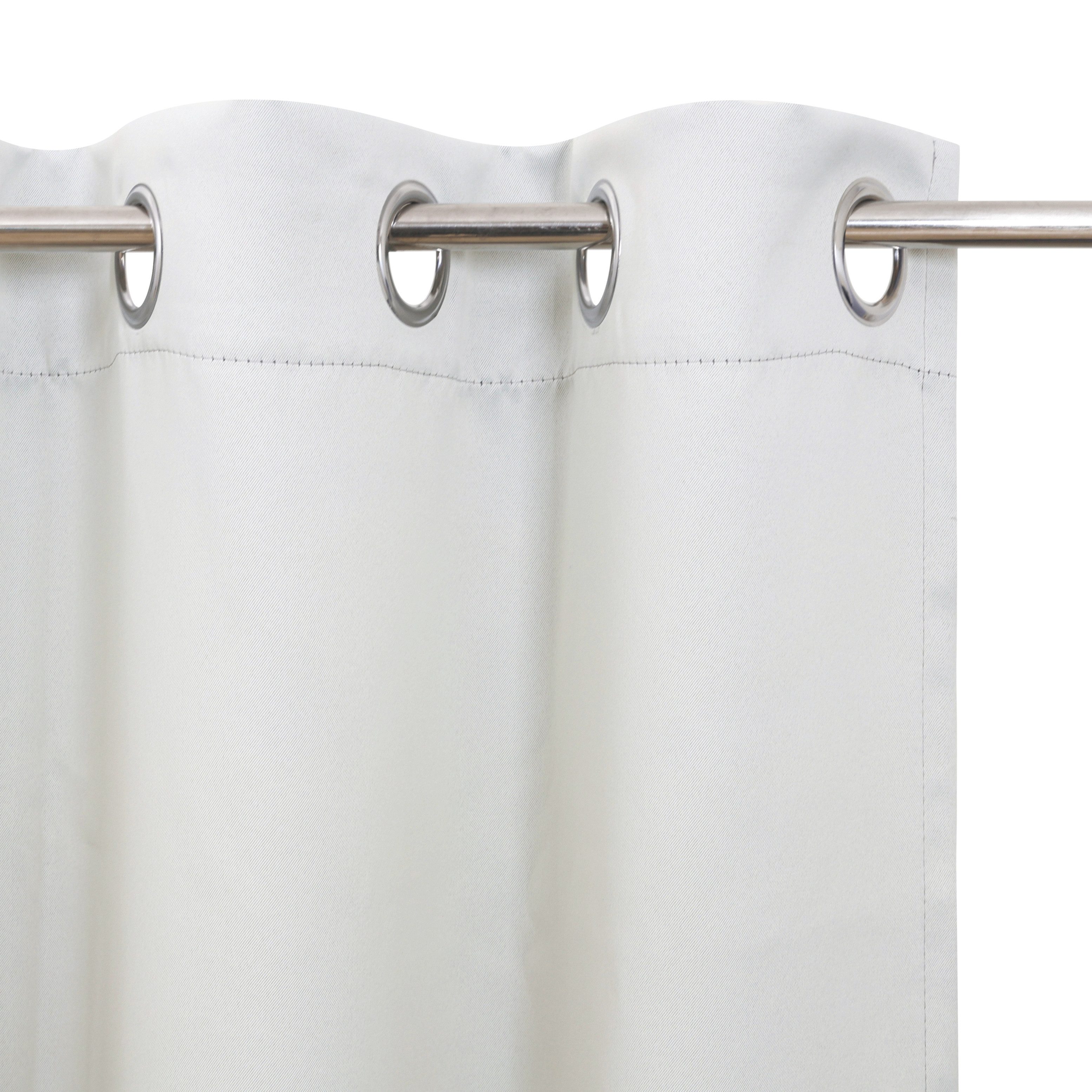 Bruno Banani Verdunkelungsvorhang Clemton, blickdicht/verdunkelnd, 1 Stück, pflegeleicht und modern (1 St), Ösen, verdunkelnd, Polyester, Verdunkelung, Schutz,  – Bild 4 von 5