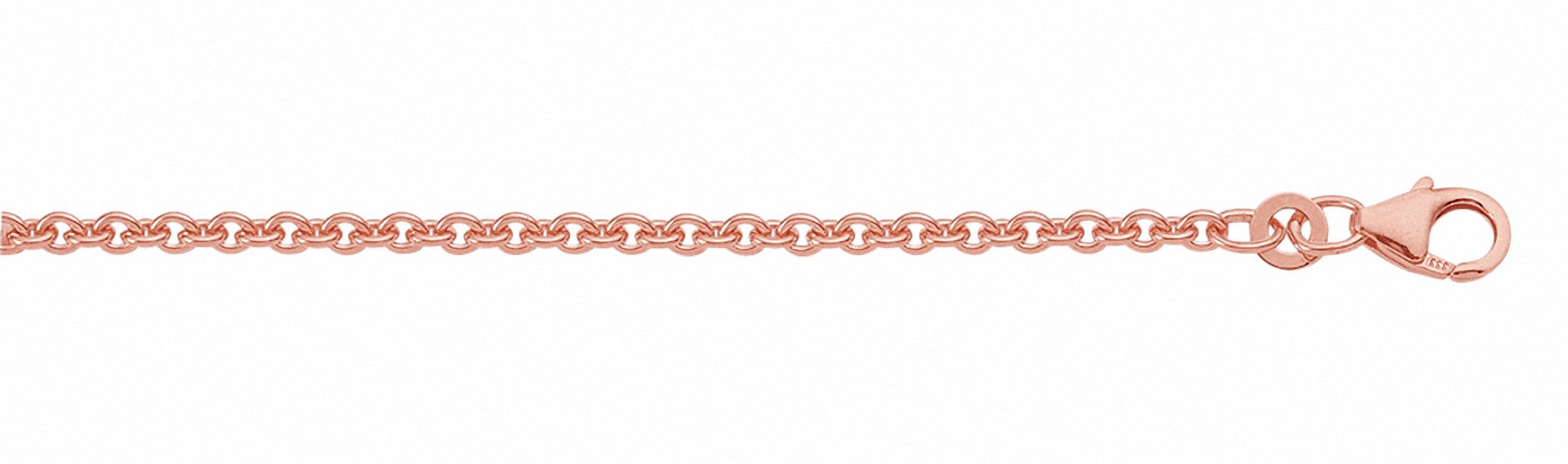 Adelia´s Silberkette Damen 925 Silber Anker Halskette Ø 1,9 mm, Silberschmuck für Damen