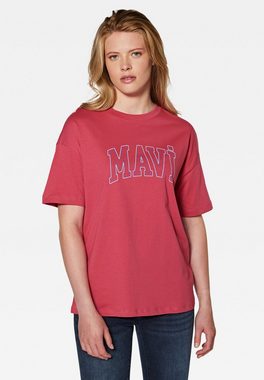 Mavi Rundhalsshirt MAVI LOGO SHORT SLEEVE TSHIRT T-Shirt Mit Mavi Print