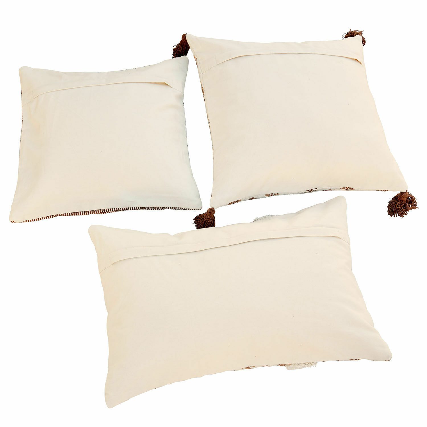 Mirabeau Kissenhülle Kissenhülle 3er Set Arsalan creme/braun