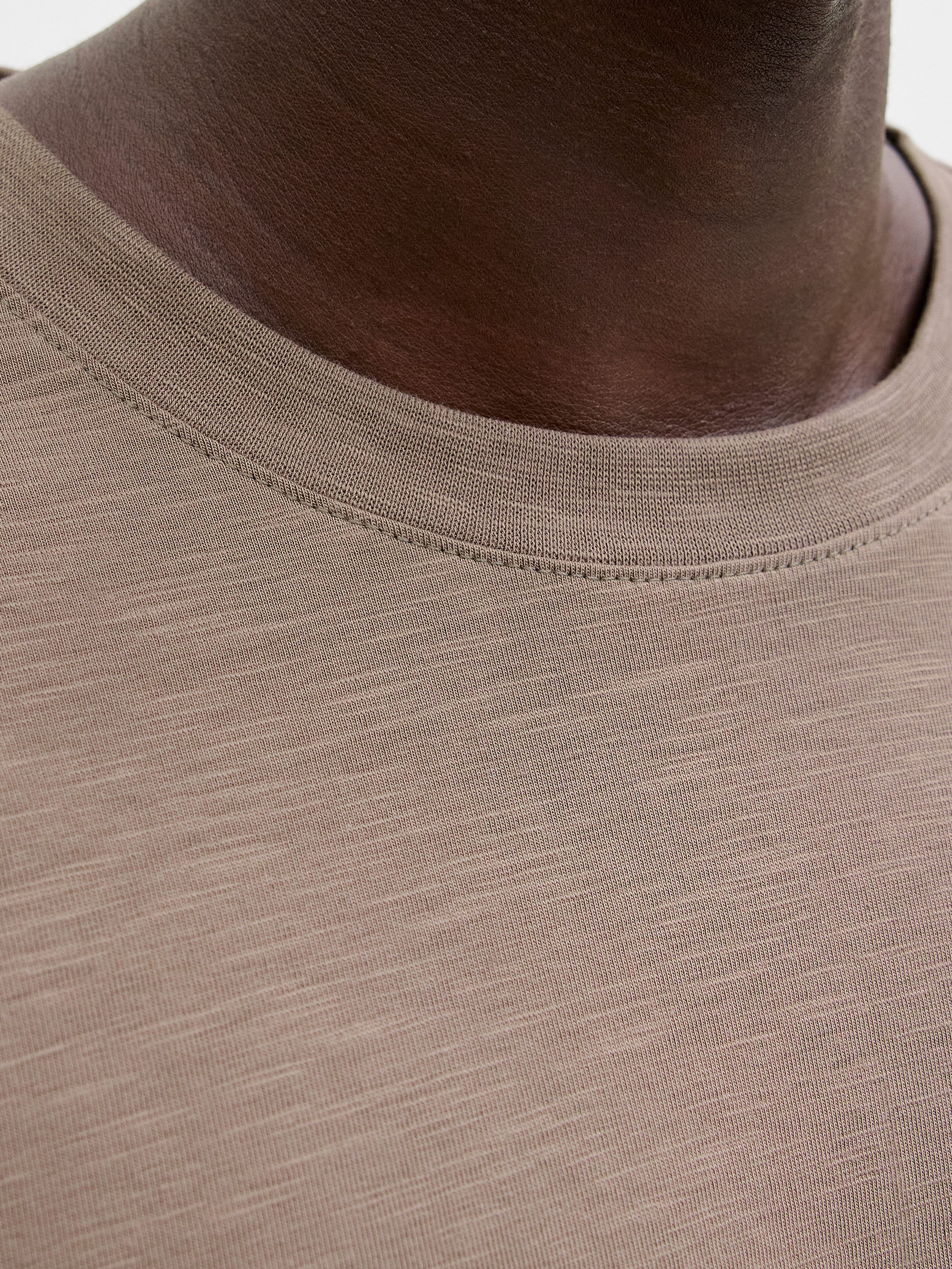 Jack & Jones Kurzarmshirt JJEDOVER SLUB TEE SS NOOS Baumwollmischung, relaxed fit