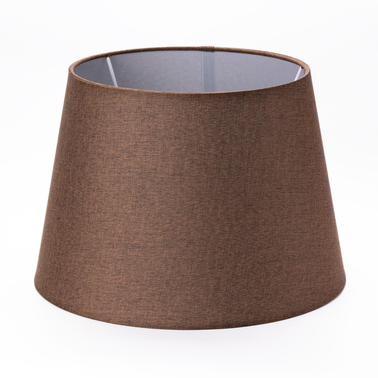Orion Leuchten Lampenschirm Lampenschirm Braun Stoff Ø 33 cm H 23 cm E27 Ersatzschirm
