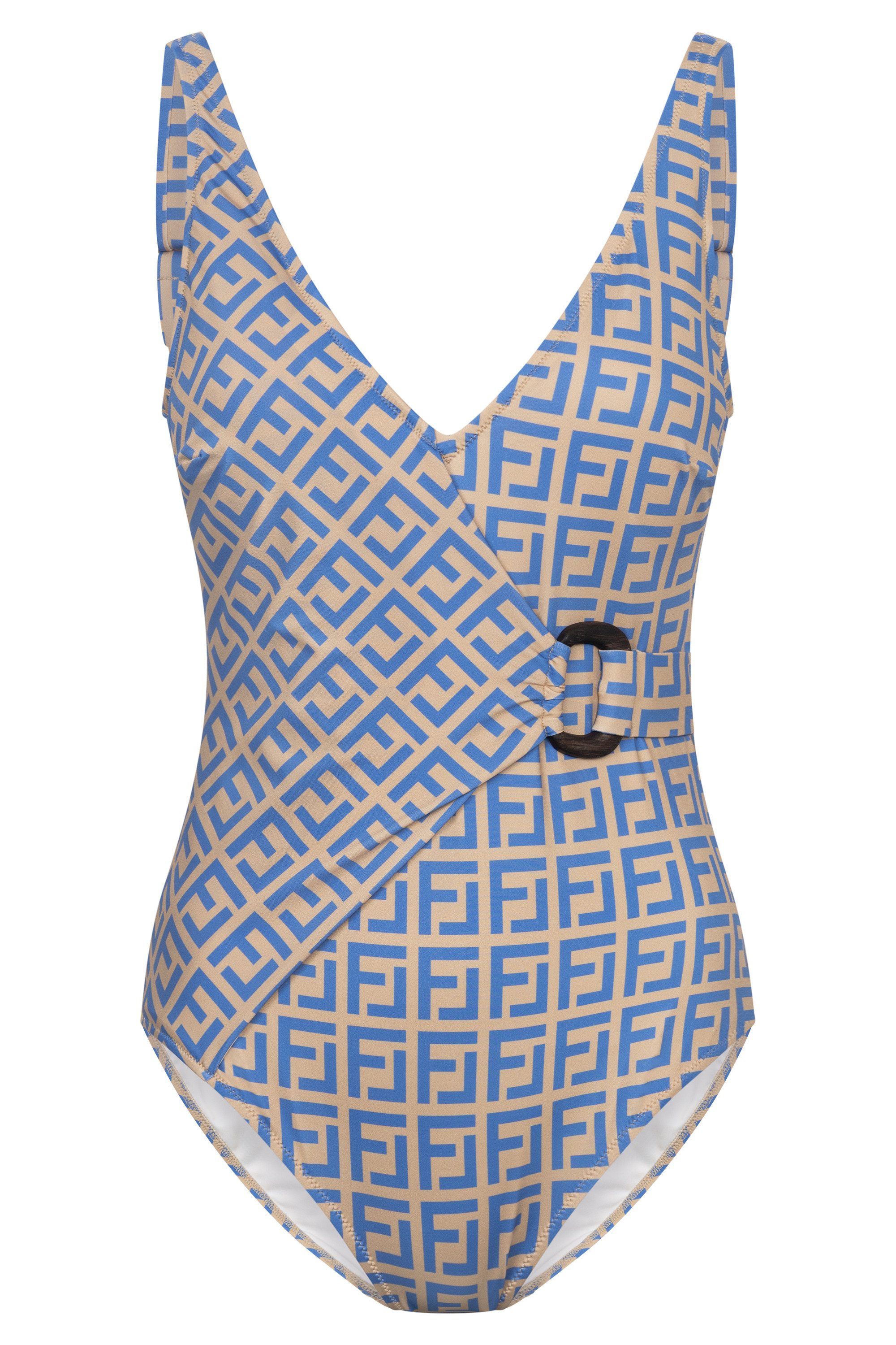 Rösch Badeanzug Badeanzug mit Logo-Print (1-St)