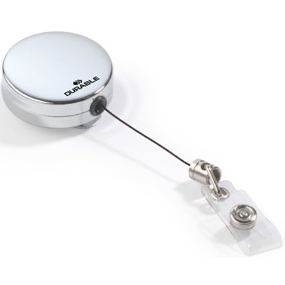 DURABLE Schlüsselanhänger Durable 822523 Jojo für Ausweishalter Clip 10 St.