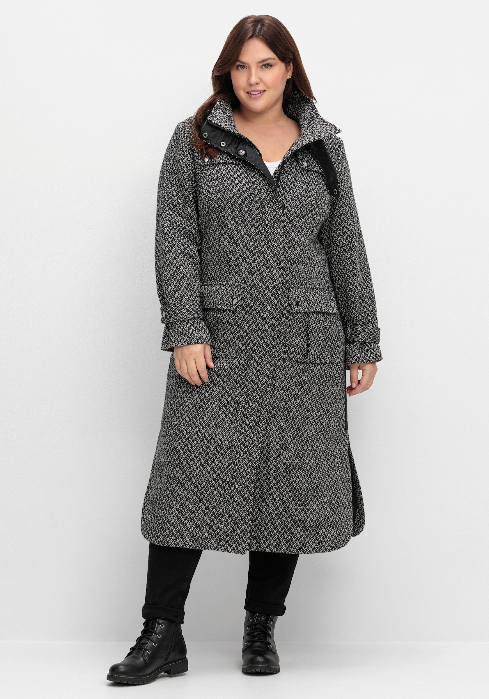 Sheego Langmantel Wollmantel günstig online kaufen