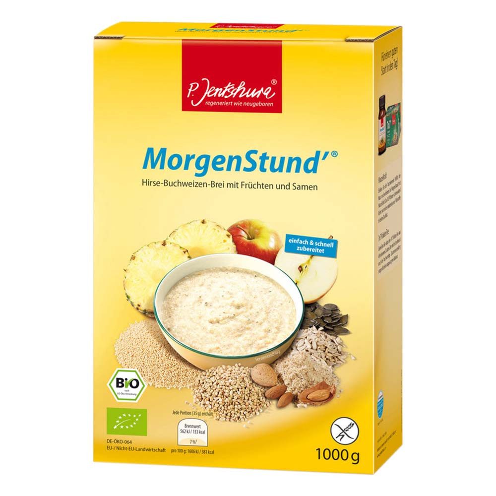 P.Jentschura Cerealien MorgenStund'® - Hirse-Buchweizen-Brei 1000g 3er Pack