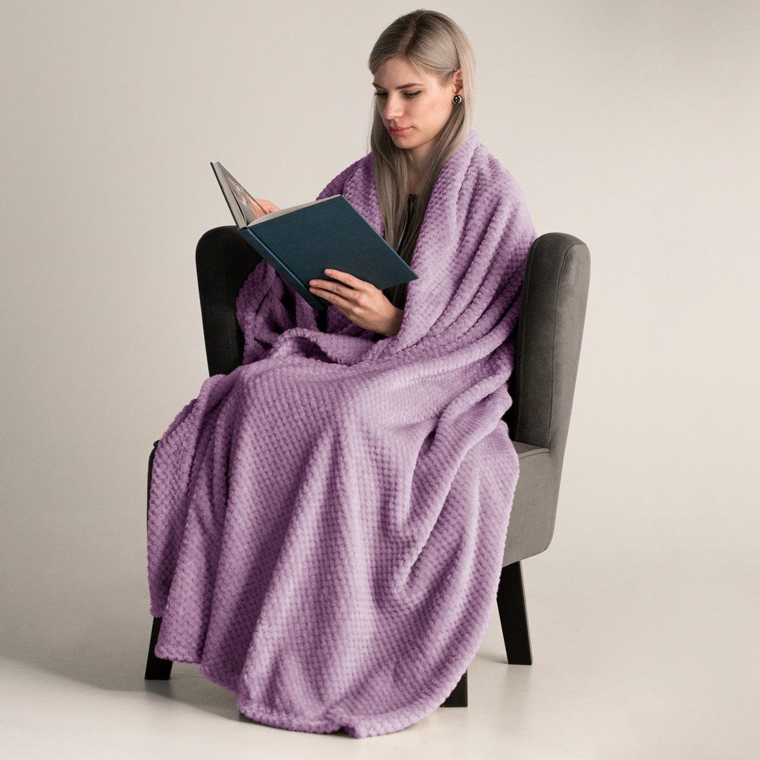 texpot Tagesdecke Kuscheldecke Fleece kuschelig weich günstig online kaufen