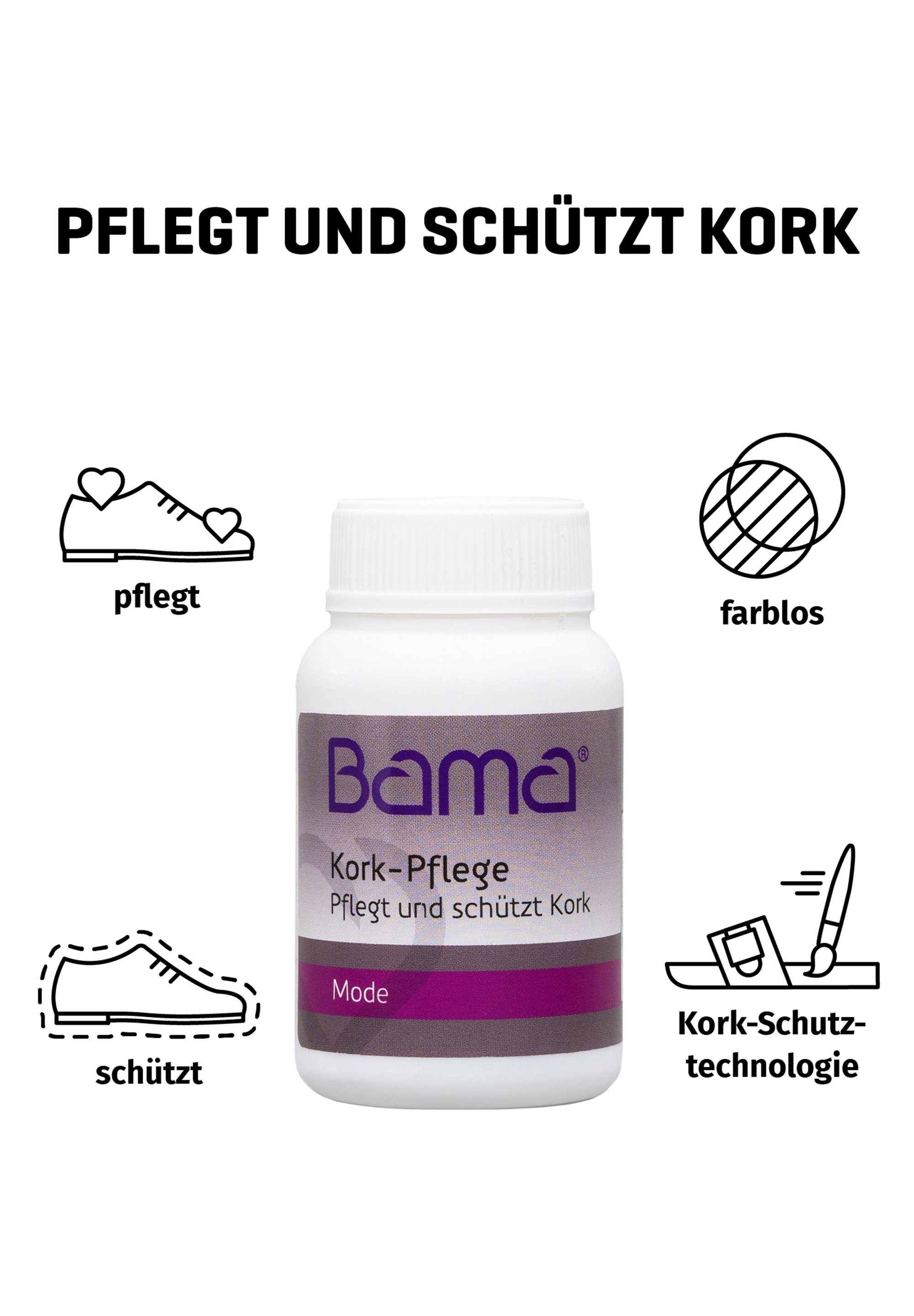BAMA Group Korksandalen Reinigungs- und 3-tlg. Schuhreiniger & (Reinigungs- für Pflegeset Sandalen) Pflegeset