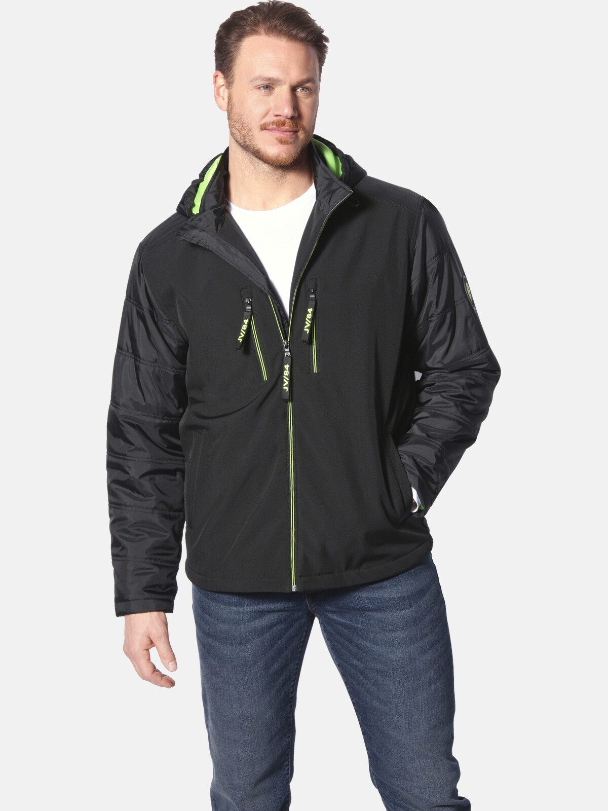 Jan Vanderstorm Outdoorjacke DAMJAN aus Softshell