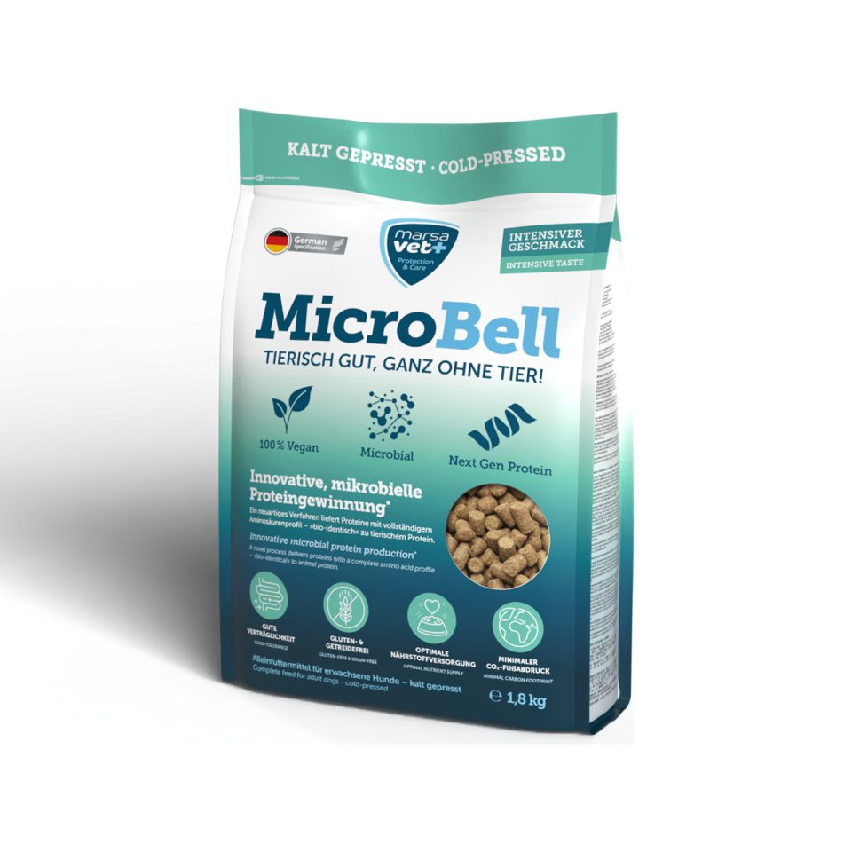 Bellfor Marsavet Trockenfutter mit mikrobiellem Protein - MicroBell kalt gepre, für: Hunde