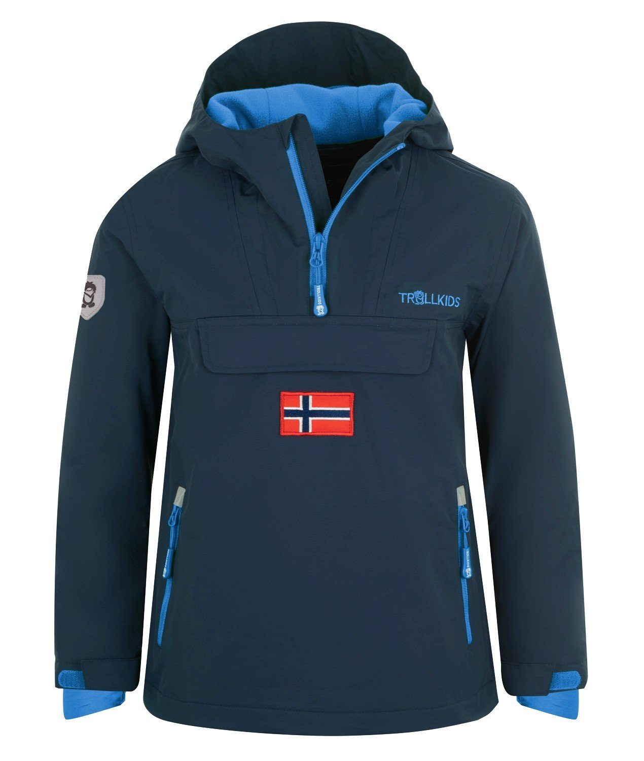 TROLLKIDS Winterjacke navy/medium Anorak Kids Kirkenes blue