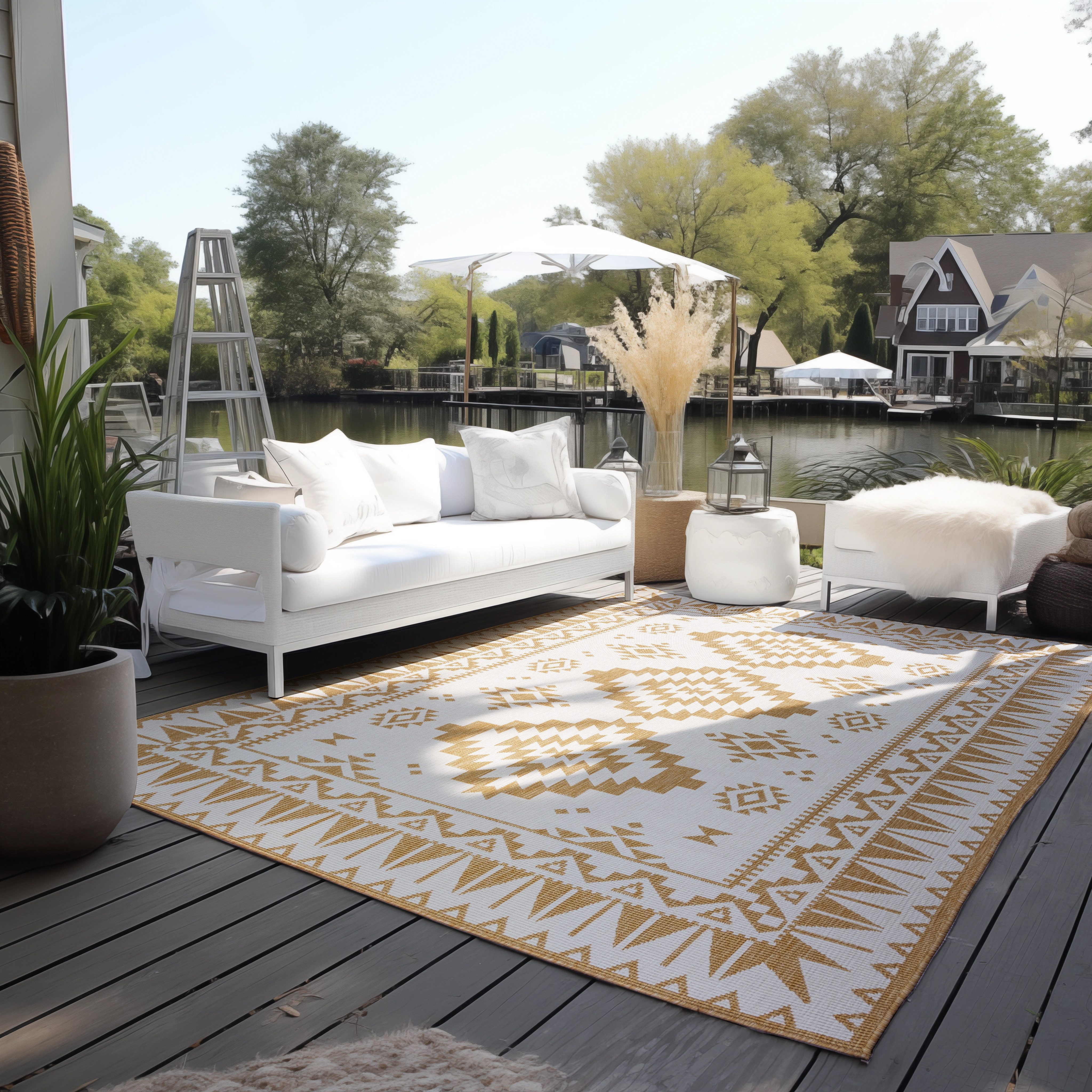 ELLE DECORATION Teppich »Dynamic, Wendeteppich«, rechteckig, 5 mm Höhe, Fla günstig online kaufen