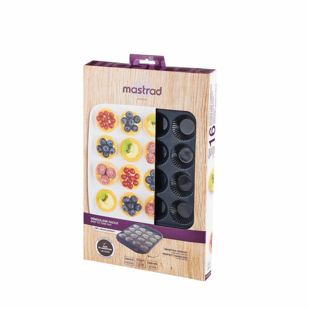mastrad Tarteform für 16 Mini-Tartelettes
