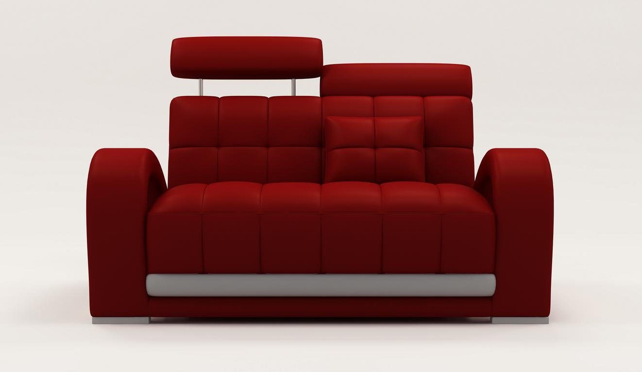 Made Garnituren Set, Couch Sofagarnitur Wohnzimmer Europe in Sofa Leder Couch JVmoebel