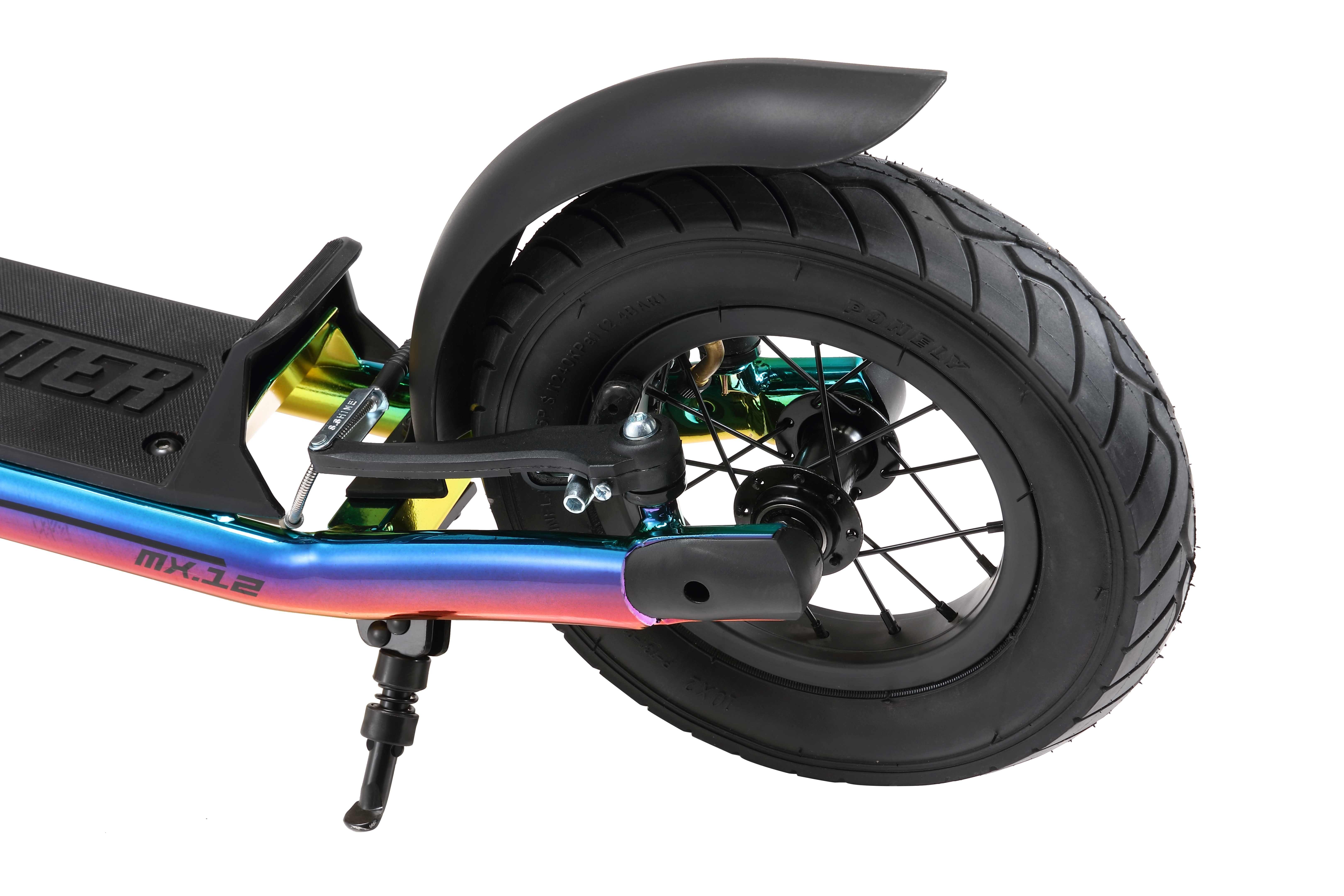 Star-Scooter Cityroller 12 Zoll, ab 8 Jahre, Kinder City Roller ab 124 cm, Jungen, Mädchen, Höhenverstellbar, Seitenständer