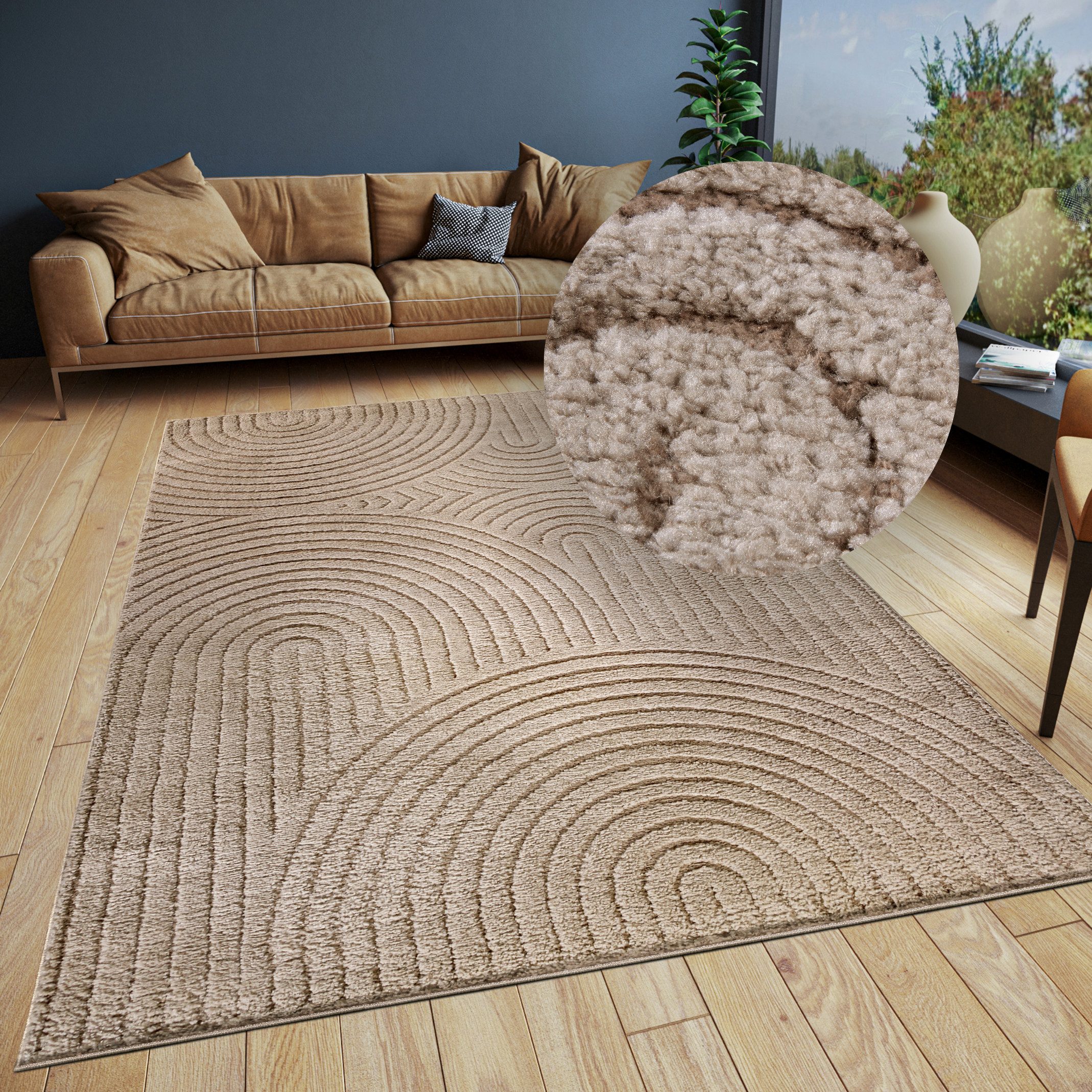 Designteppich Cosy Panglao, auch als Rundteppich erhältlich