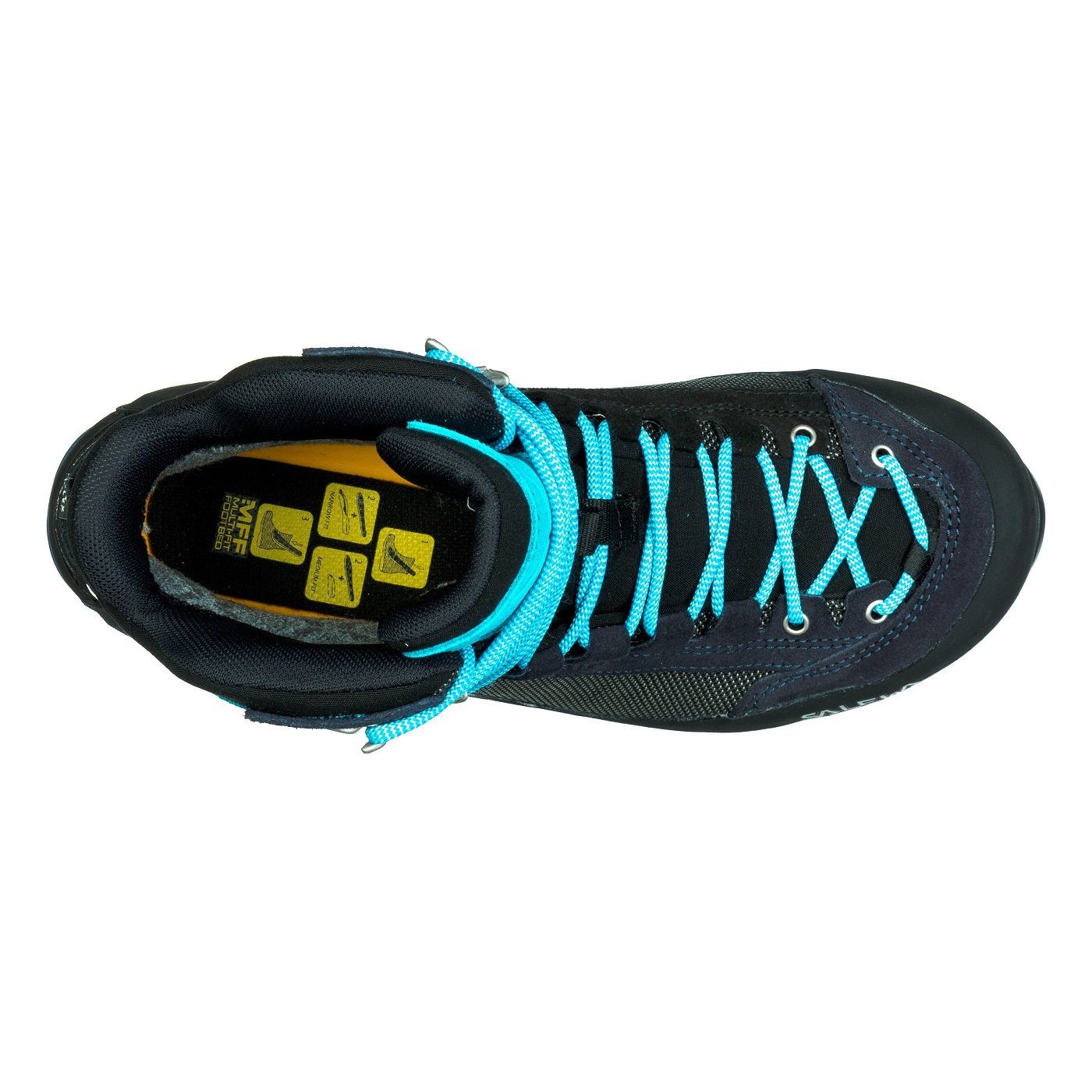 Salewa Crow GTX (Berg-Trekking, Veloursleder, wasserdicht) navyblau Damen Wanderschuh