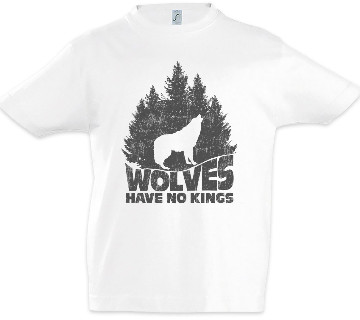 Urban Backwoods Print-Shirt Wolves Have No Kings II Kinder T-Shirt The Farseer Wolf Wulf Trilogy (1-tlg) Fitz Der Weitseher Chivalry