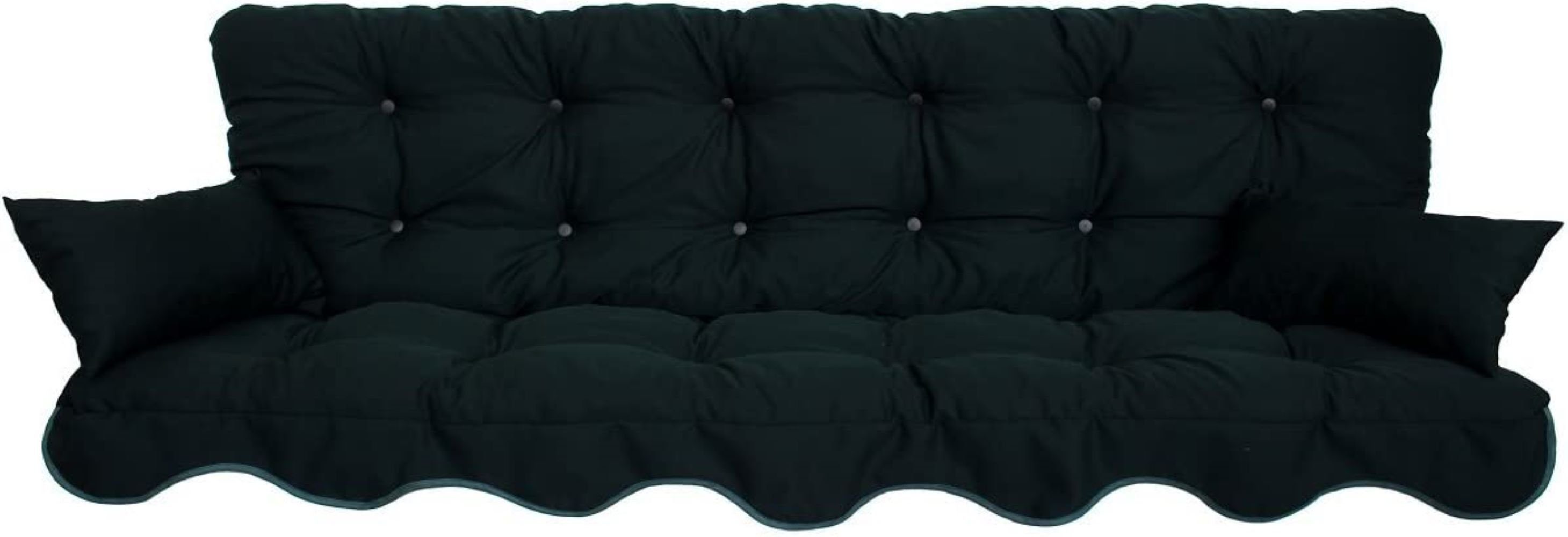 Kühnemuth Auflagekissen Auflagen Set Hollywoodschaukel Sitzkissen 150x50 cm Design 920150