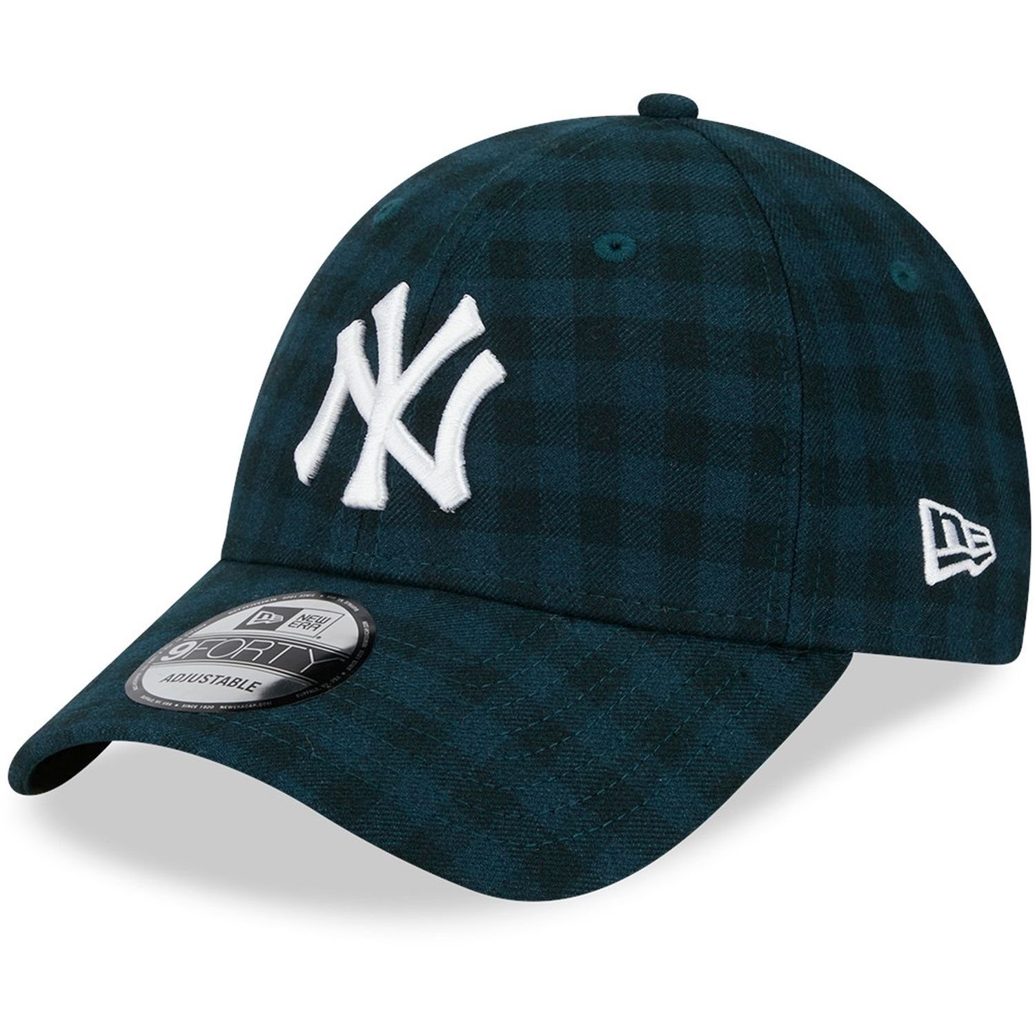 New Era Baseball Cap 9Forty Strapback FLANNEL New York Yankees