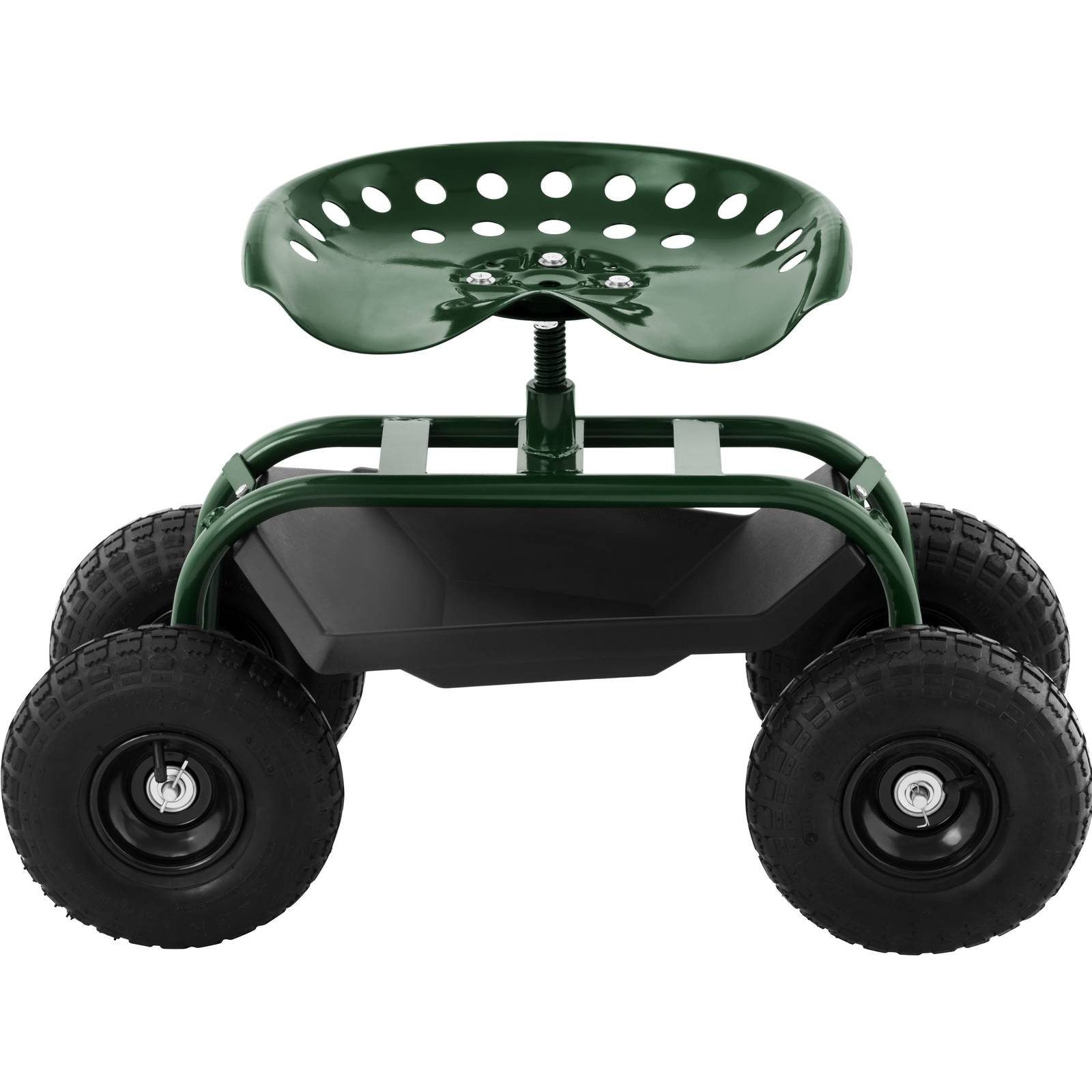 Hillvert Bollerwagen Fahrbarer Gartensitz Rollsitz Garten Gartenhelfer