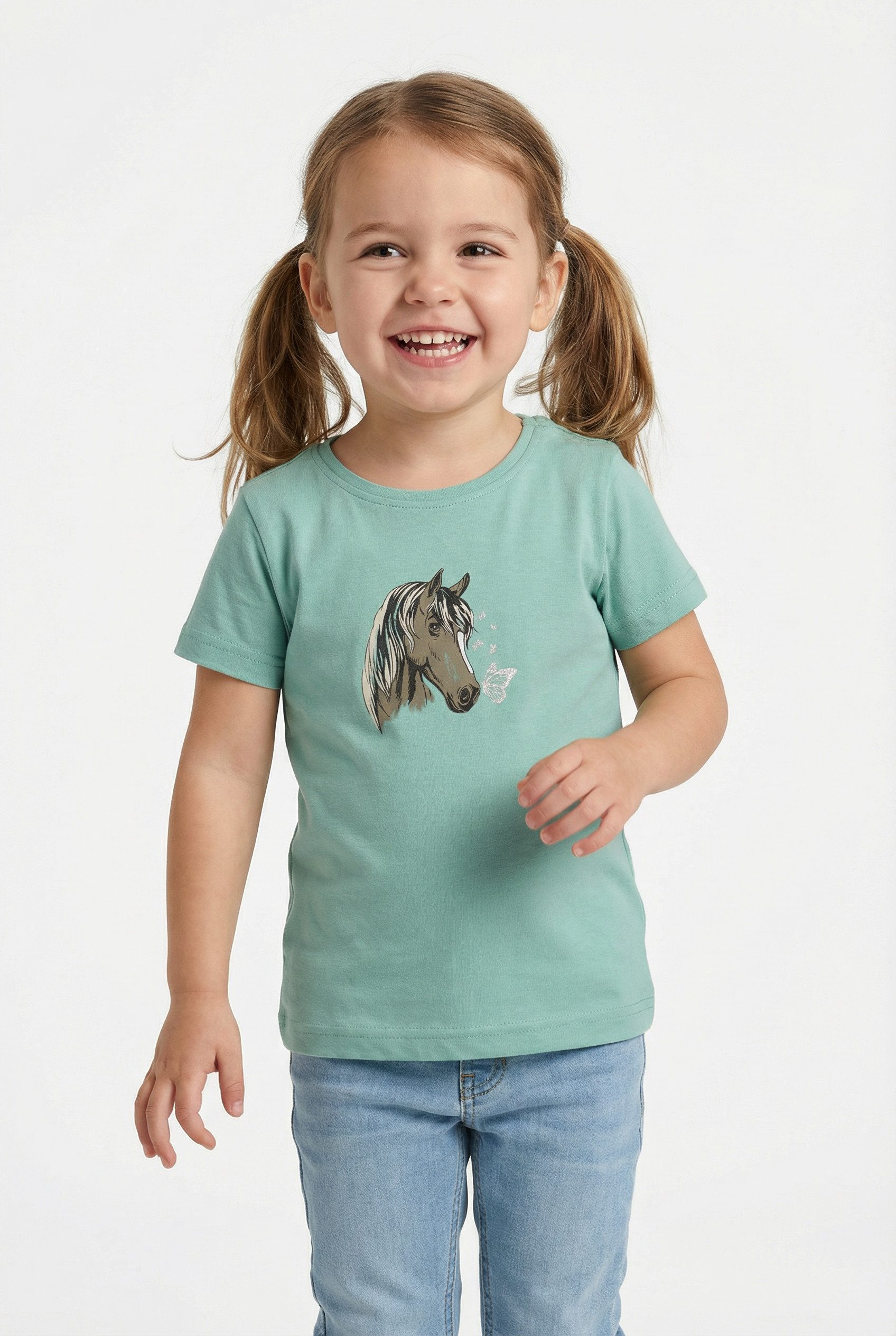 Blue Seven T-Shirt mit tollen Pferdemotiven